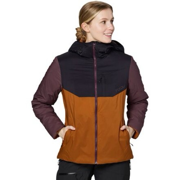 Flylow Jackets & Blazers - FLYLOW Colorblock Lynx Hooded Jacket